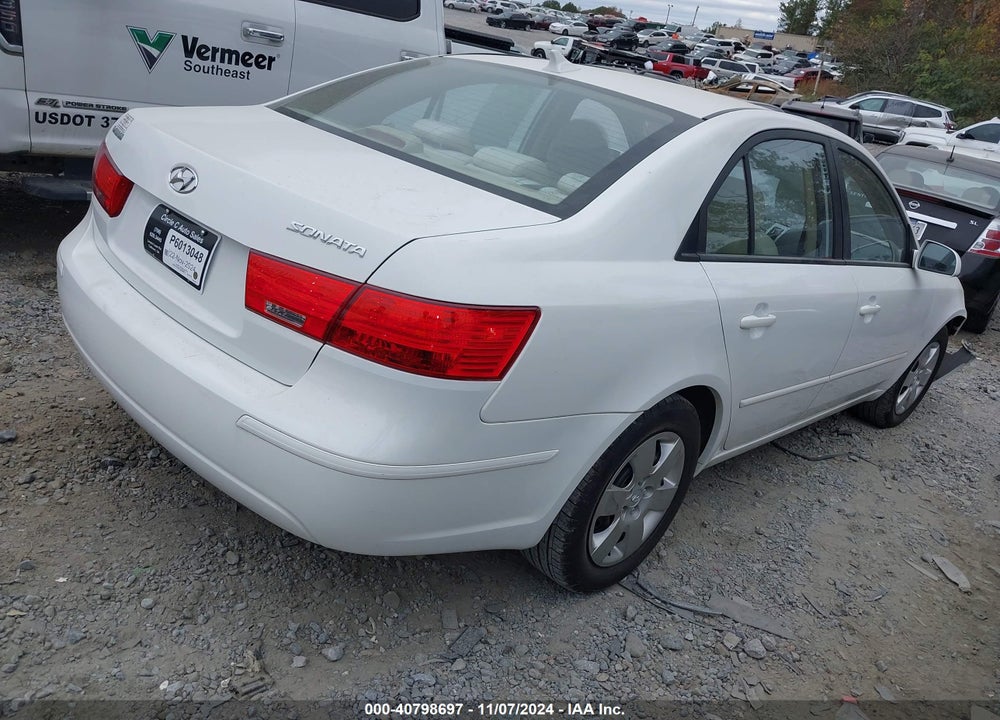 2009 HYUNDAI SONATA GLS VIN: 5NPET46C09H507373