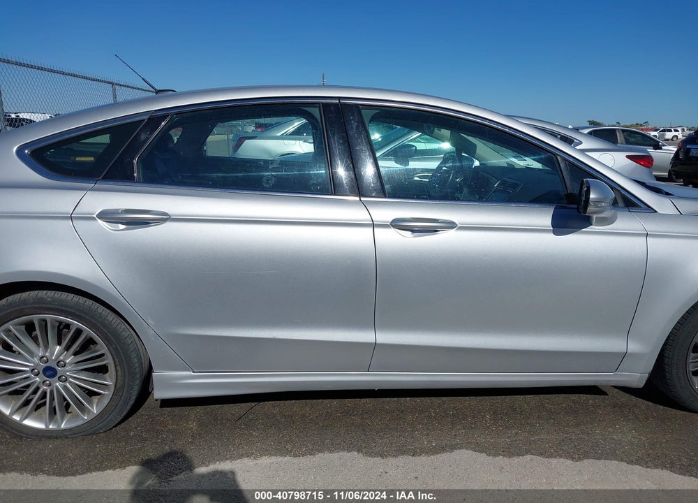 2016 FORD FUSION SE VIN: 3FA6P0HDXGR267949