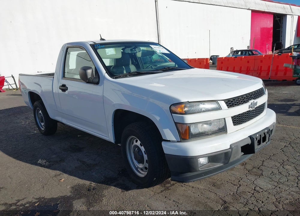 2012 CHEVROLET COLORADO WORK TRUCK VIN: 1GCCSBF91C8154280