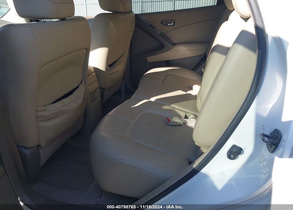 2009 NISSAN MURANO SL VIN: JN8AZ18W29W209084