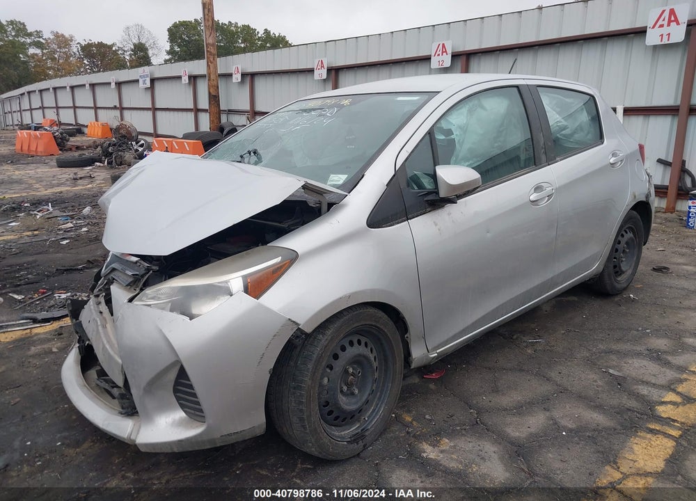 2017 TOYOTA YARIS VIN: VNKKTUD30HA080912