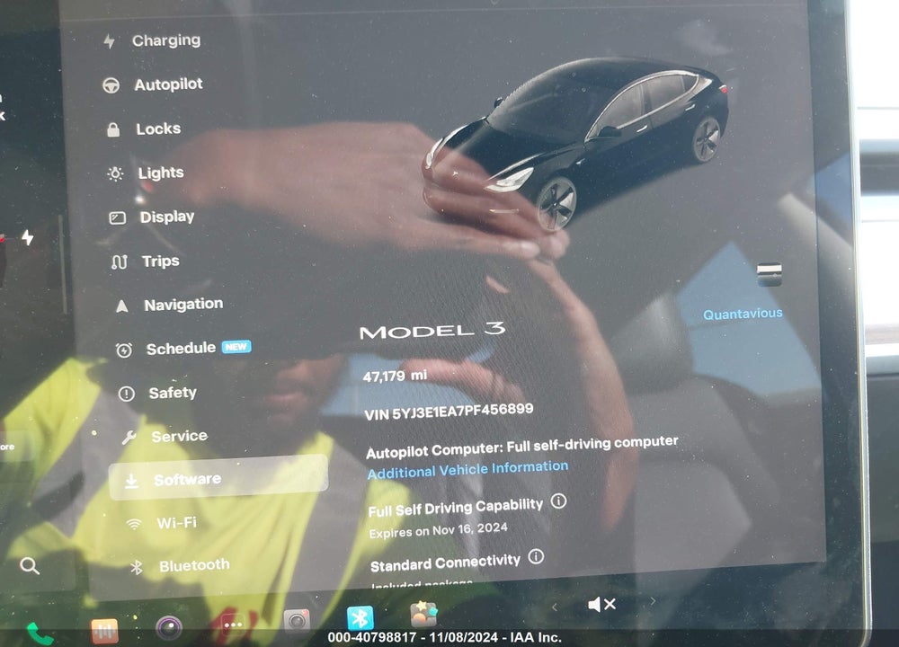 2023 TESLA MODEL 3 REAR-WHEEL DRIVE VIN: 5YJ3E1EA7PF456899