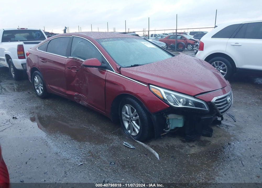 2015 HYUNDAI SONATA SE VIN: 5NPE24AF2FH092430