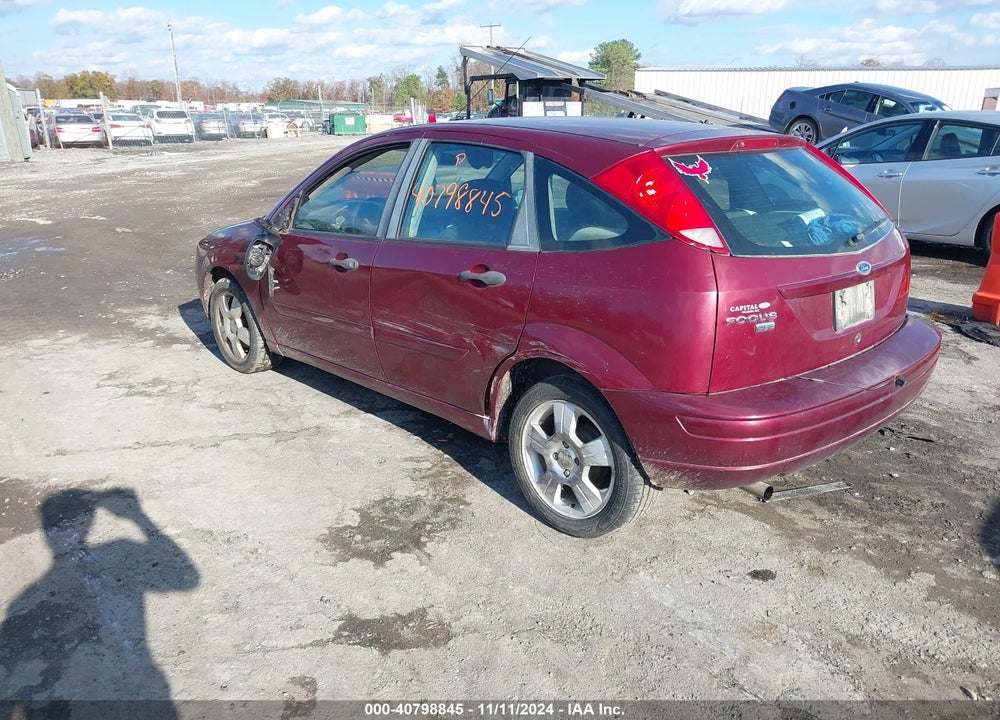 2007 FORD FOCUS S/SE/SES VIN: 1FAHP37N77W198400