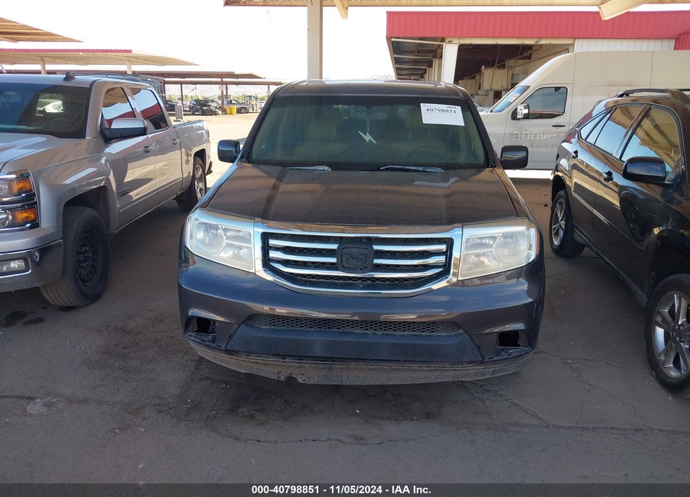 2012 HONDA PILOT EX-L VIN: 5FNYF4H66CB012242