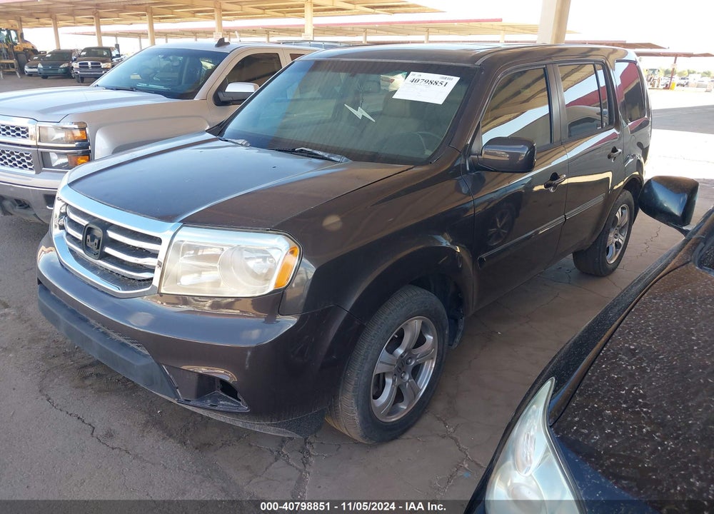 2012 HONDA PILOT EX-L VIN: 5FNYF4H66CB012242