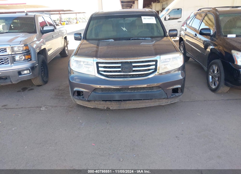 2012 HONDA PILOT EX-L VIN: 5FNYF4H66CB012242