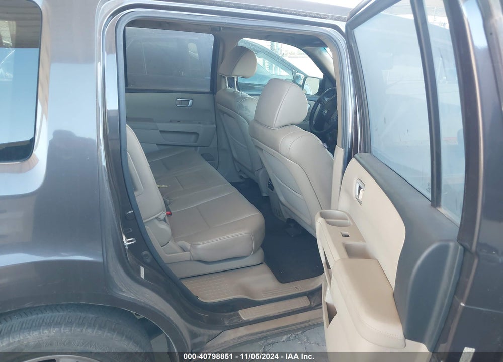 2012 HONDA PILOT EX-L VIN: 5FNYF4H66CB012242