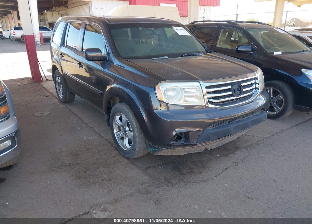 2012 HONDA PILOT EX-L VIN: 5FNYF4H66CB012242