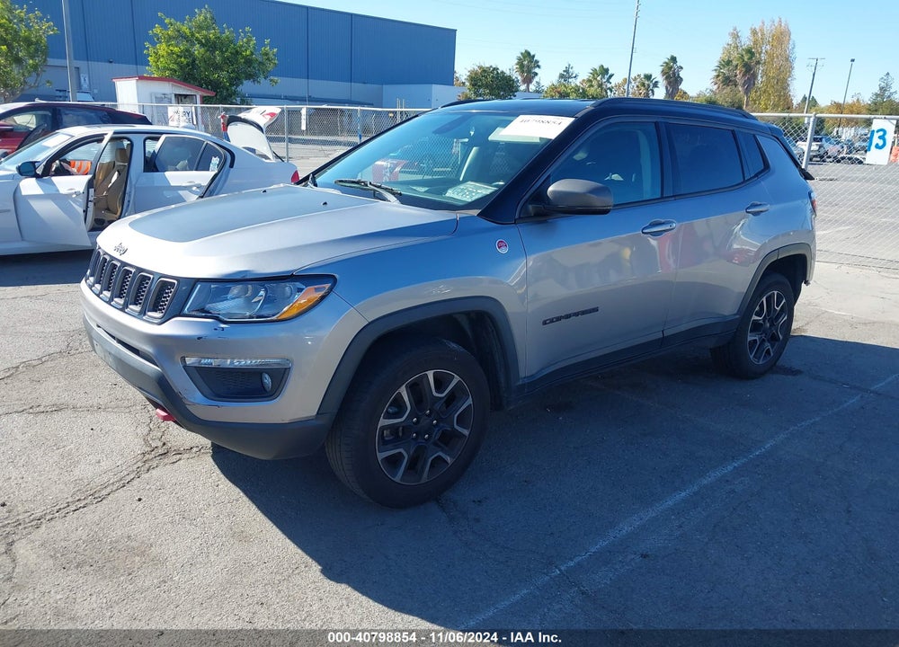 2019 JEEP COMPASS TRAILHAWK 4X4 VIN: 3C4NJDDB6KT668848