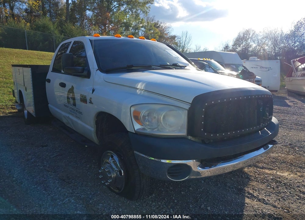 2007 DODGE RAM 3500 HD CHASSIS ST/SLT/LARAMIE VIN: 3D6WH48A87G789120