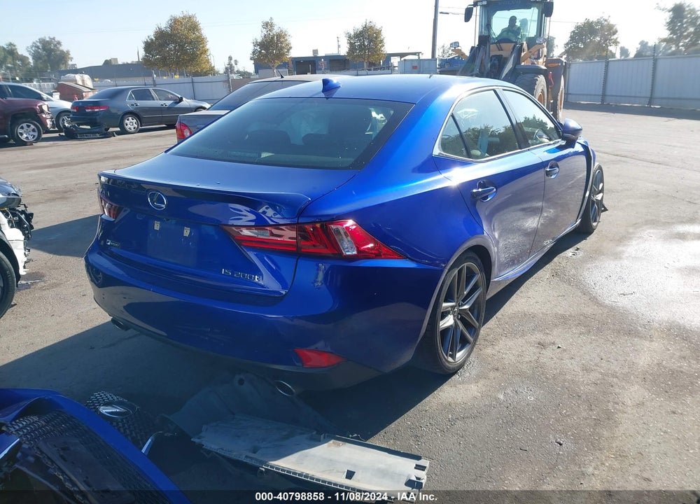 2016 LEXUS IS 200T VIN: JTHBA1D24G5010730