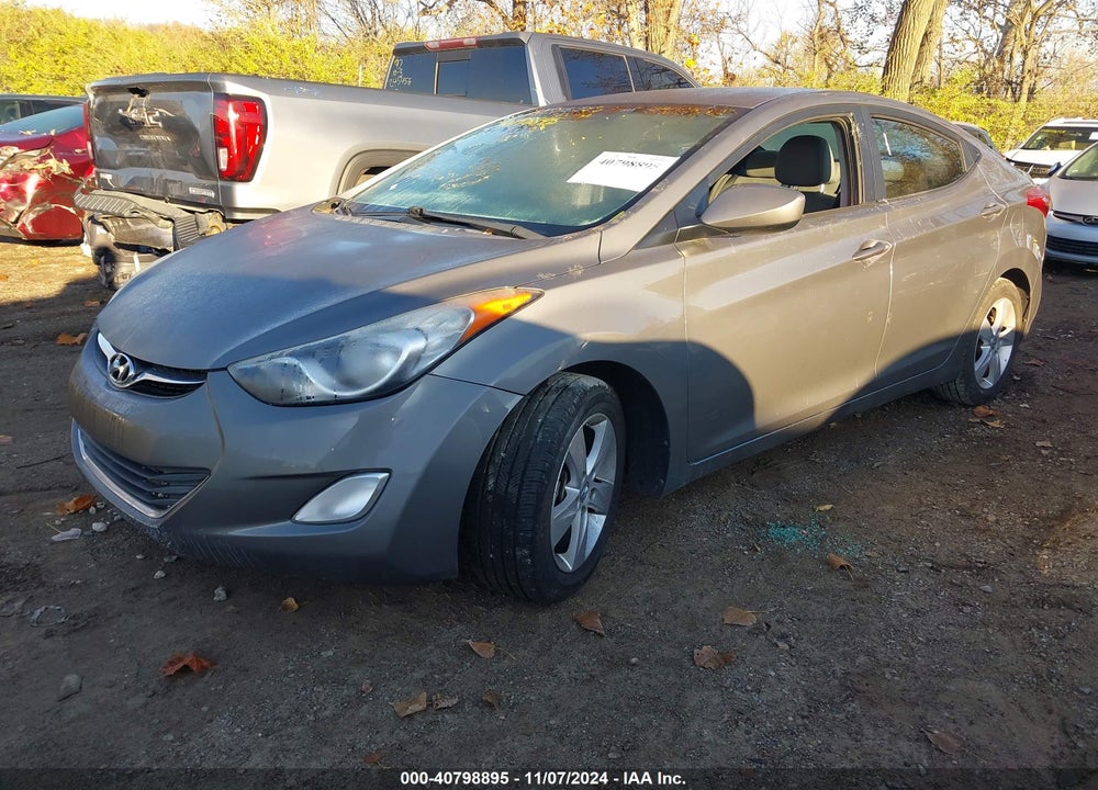 2013 HYUNDAI ELANTRA GLS VIN: 5NPDH4AE5DH375287