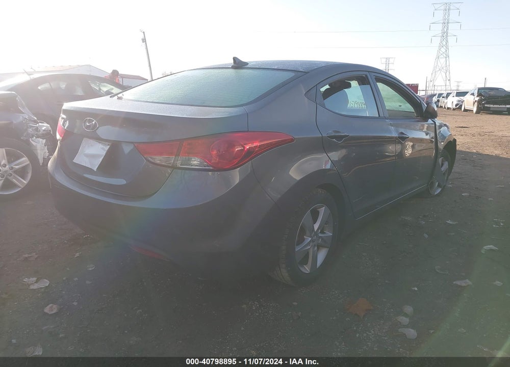 2013 HYUNDAI ELANTRA GLS VIN: 5NPDH4AE5DH375287