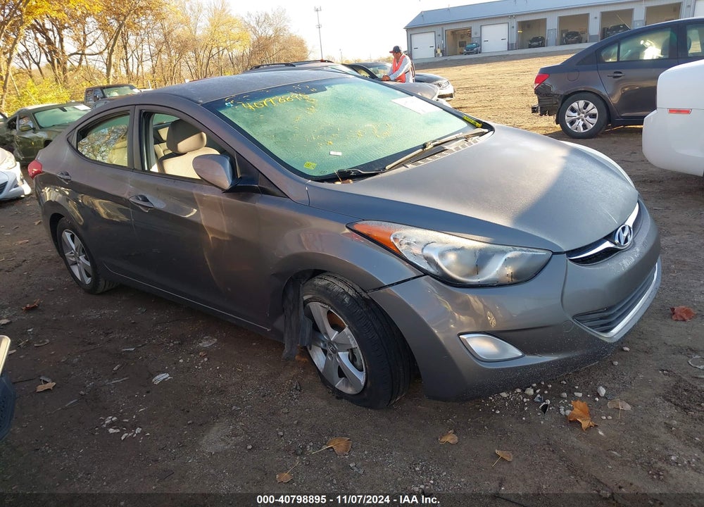2013 HYUNDAI ELANTRA GLS VIN: 5NPDH4AE5DH375287