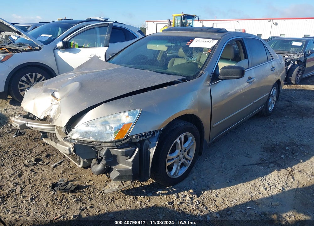 2007 HONDA ACCORD 2.4 EX VIN: 1HGCM56727A086128