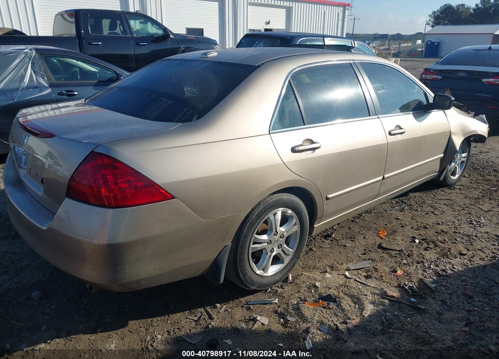 2007 HONDA ACCORD 2.4 EX VIN: 1HGCM56727A086128