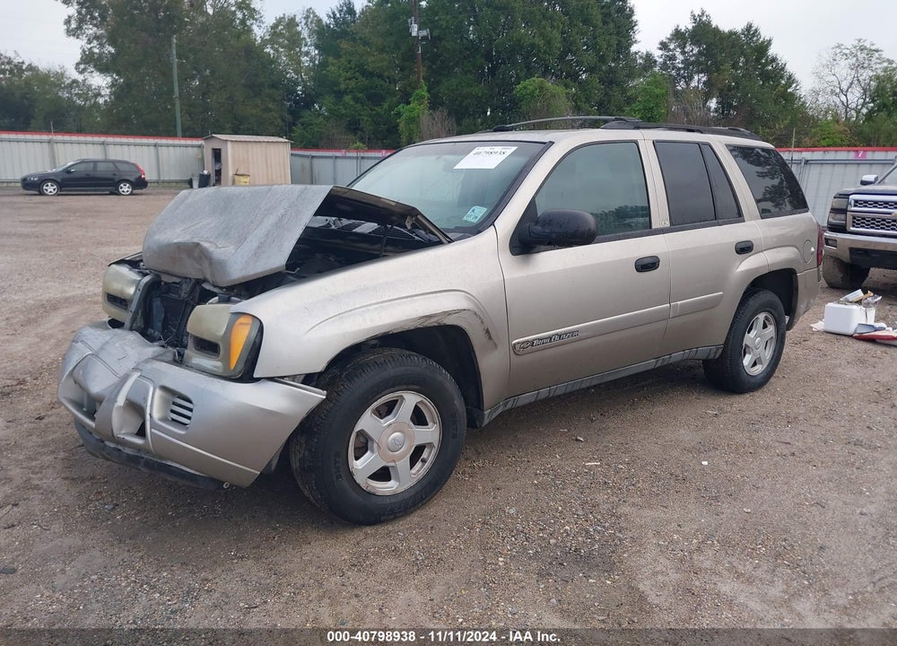 2002 CHEVROLET TRAILBLAZER LS VIN: 1GNDS13S722465324