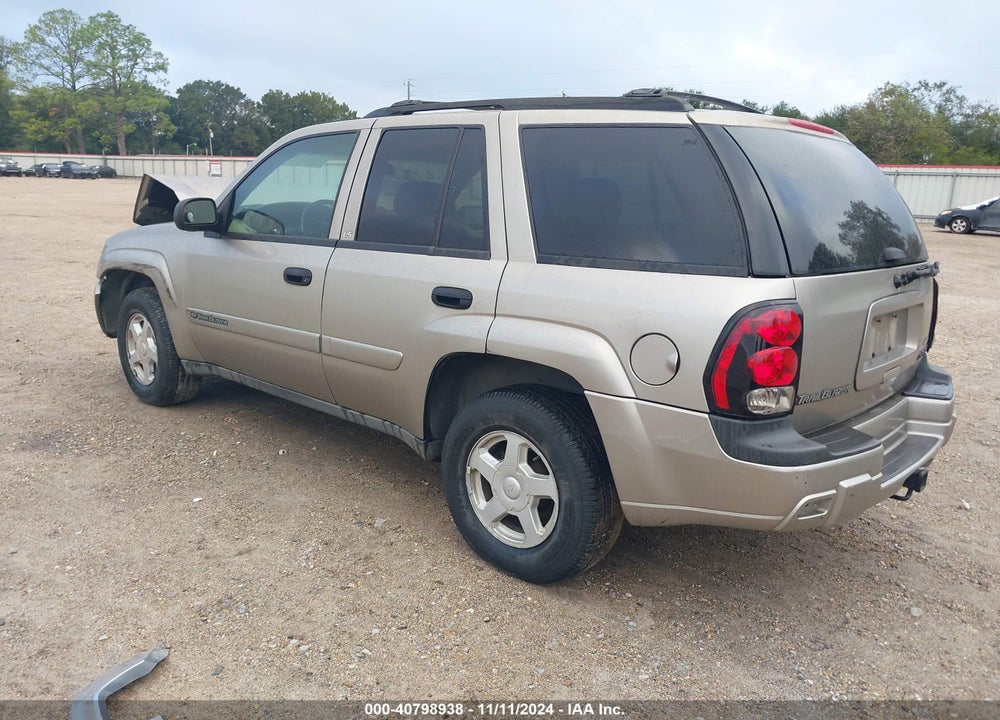 2002 CHEVROLET TRAILBLAZER LS VIN: 1GNDS13S722465324
