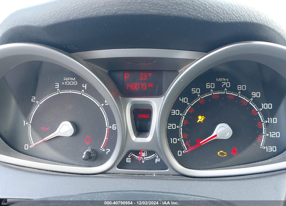 2012 FORD FIESTA SE VIN: 3FADP4BJ7CM170633
