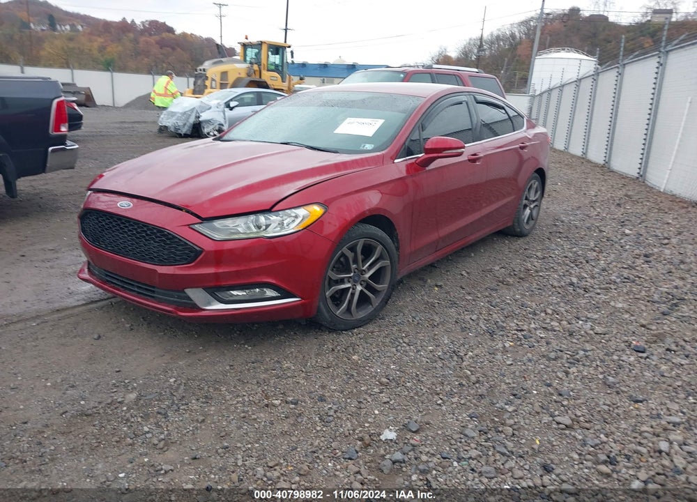 2017 FORD FUSION SE VIN: 3FA6P0H74HR162335