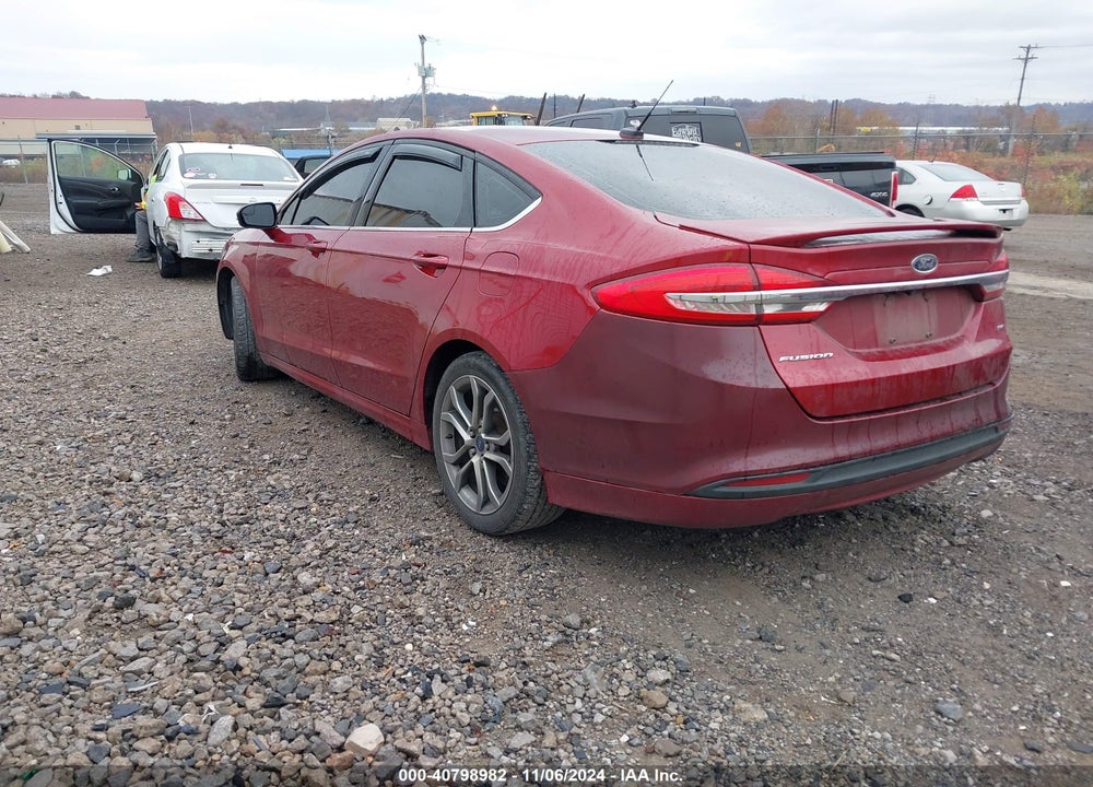 2017 FORD FUSION SE VIN: 3FA6P0H74HR162335