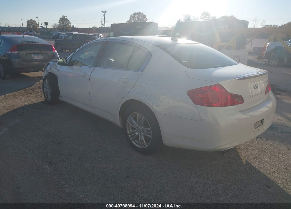 2013 INFINITI G37X VIN: JN1CV6AR6DM358588