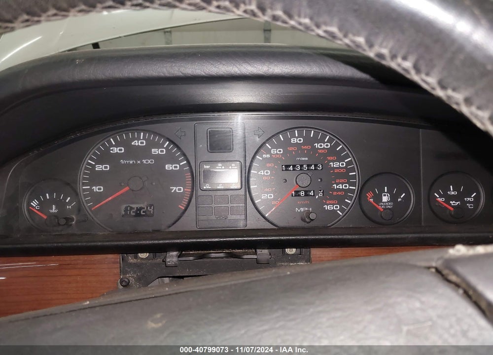 1989 AUDI 200 QUATTRO VIN: WAUGC5444KN098260