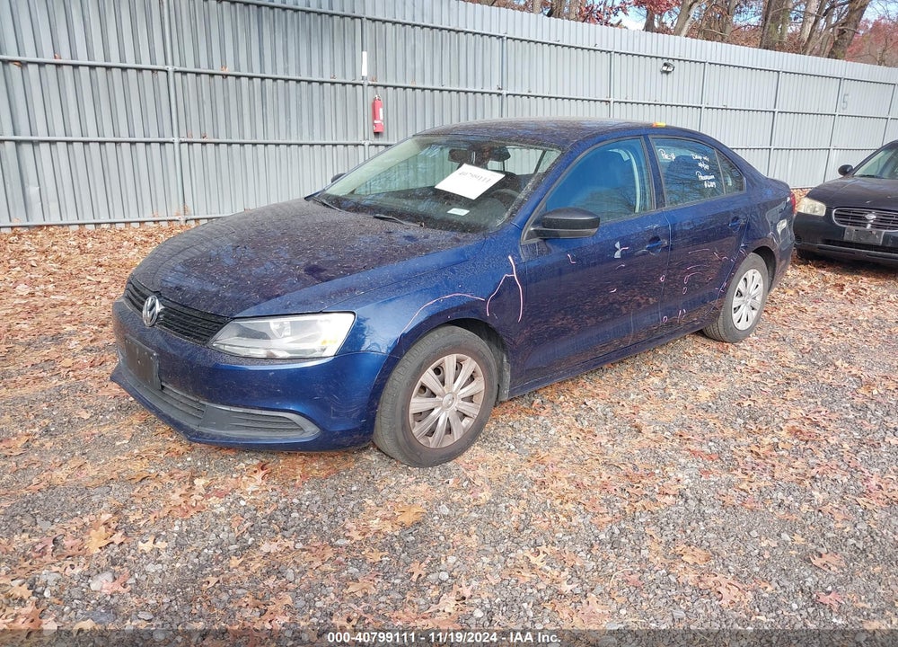 2011 VOLKSWAGEN JETTA 2.0L S VIN: 3VW1K7AJ2BM386819