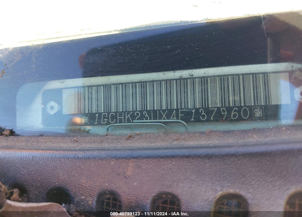 2004 CHEVROLET SILVERADO 2500HD LS VIN: 1GCHK23UX4F137960