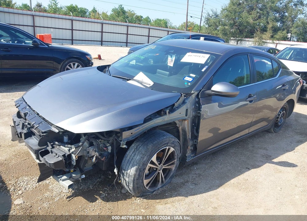 2022 NISSAN SENTRA SV XTRONIC CVT VIN: 3N1AB8CV8NY240823