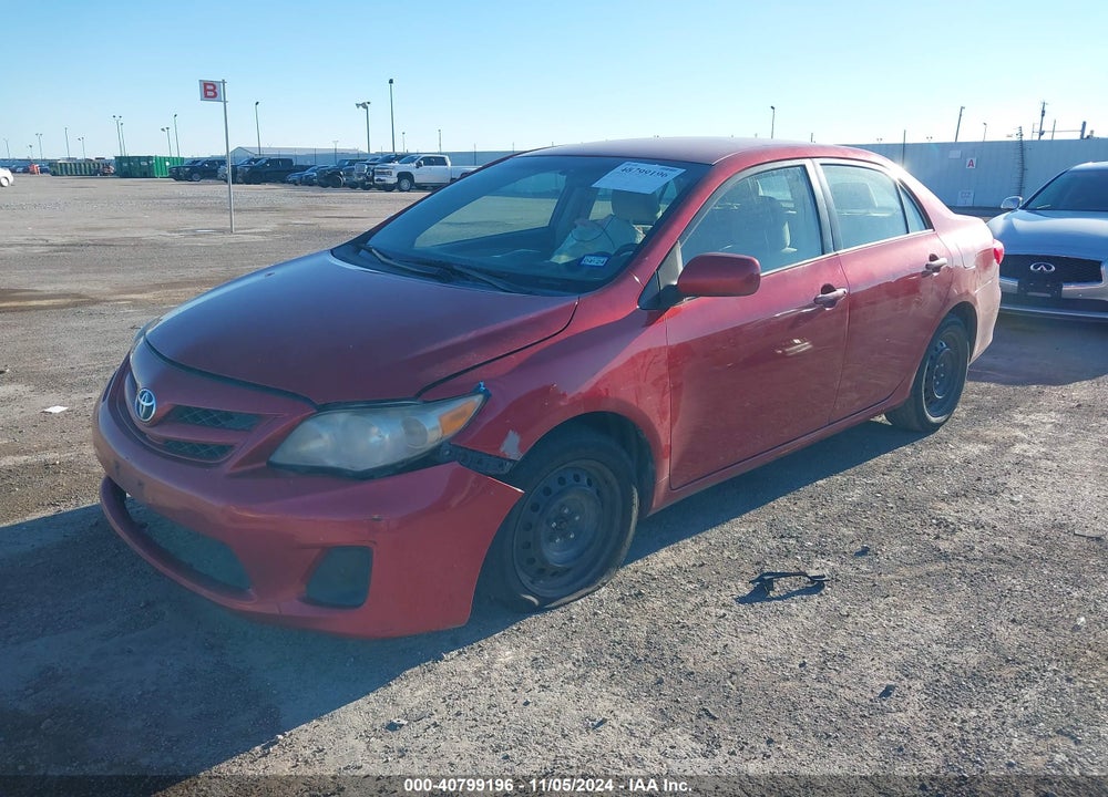 2012 TOYOTA COROLLA LE VIN: 5YFBU4EE1CP004920
