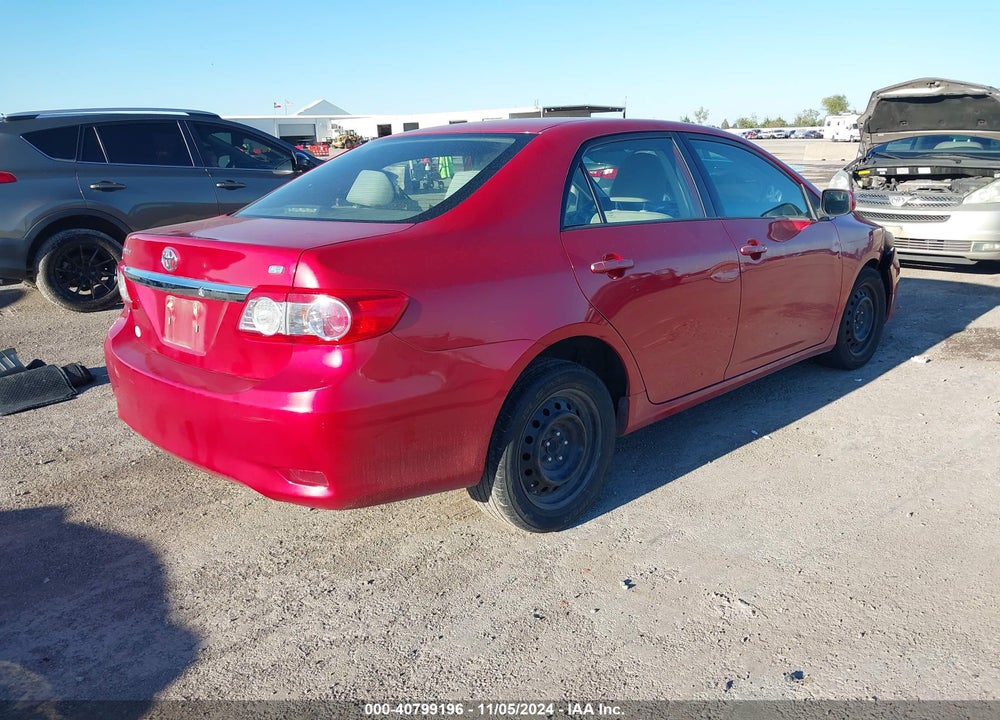 2012 TOYOTA COROLLA LE VIN: 5YFBU4EE1CP004920