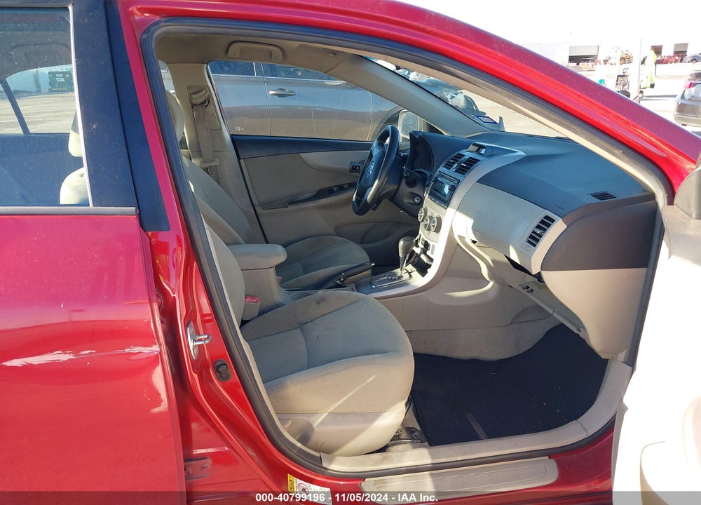 2012 TOYOTA COROLLA LE VIN: 5YFBU4EE1CP004920
