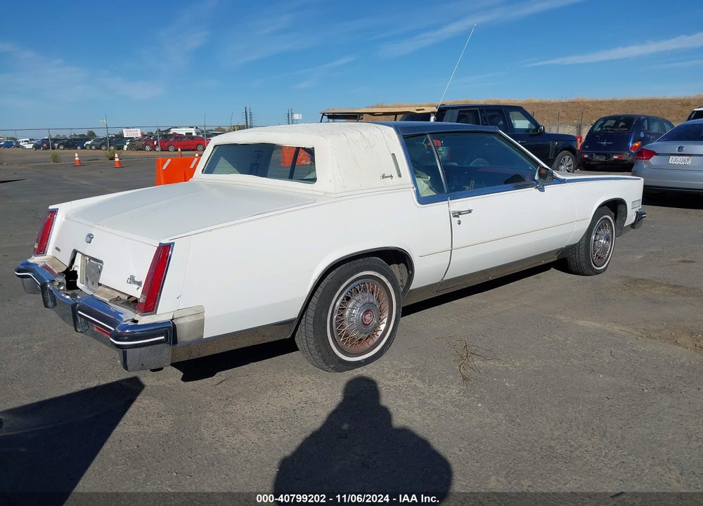 1985 CADILLAC ELDORADO VIN: 1G6EL578XFE653486