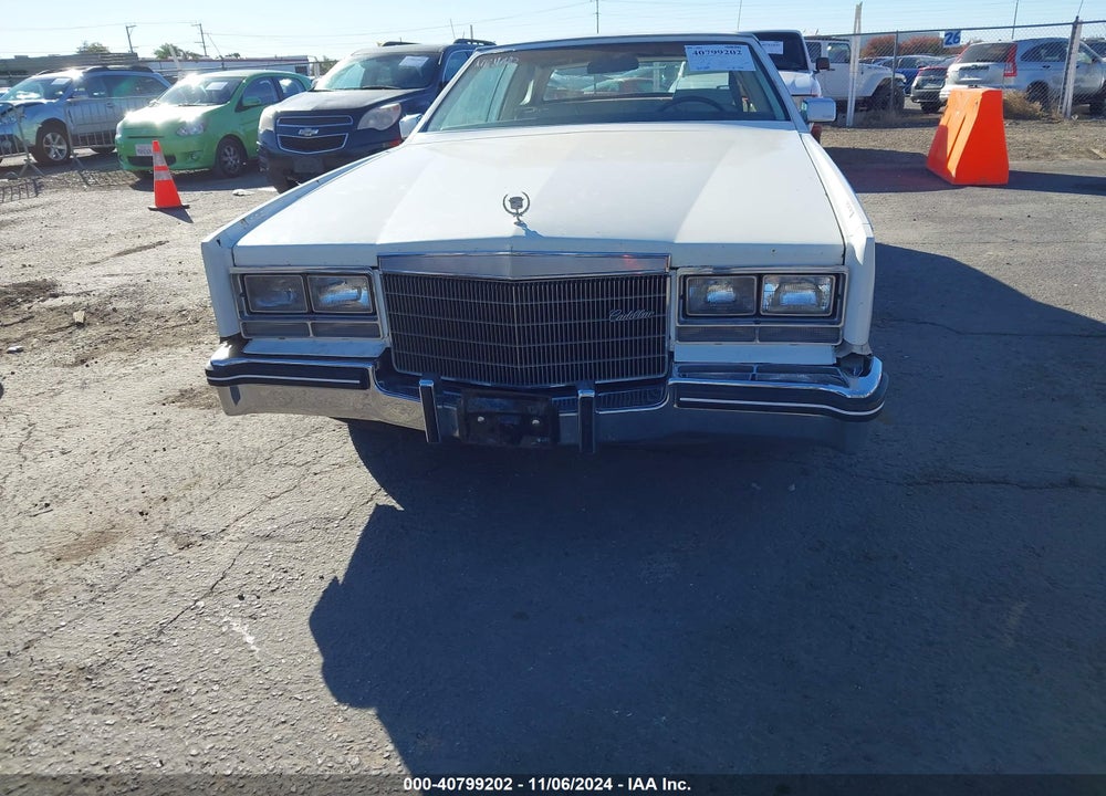 1985 CADILLAC ELDORADO VIN: 1G6EL578XFE653486