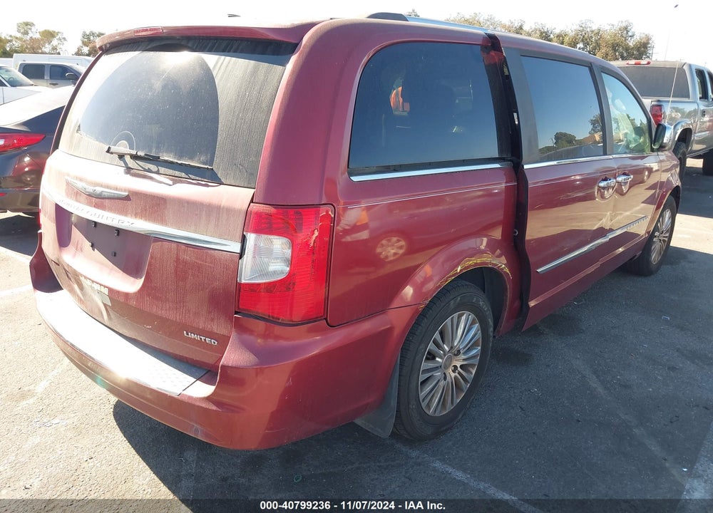 2011 CHRYSLER TOWN & COUNTRY LIMITED VIN: 2A4RR6DG1BR698449