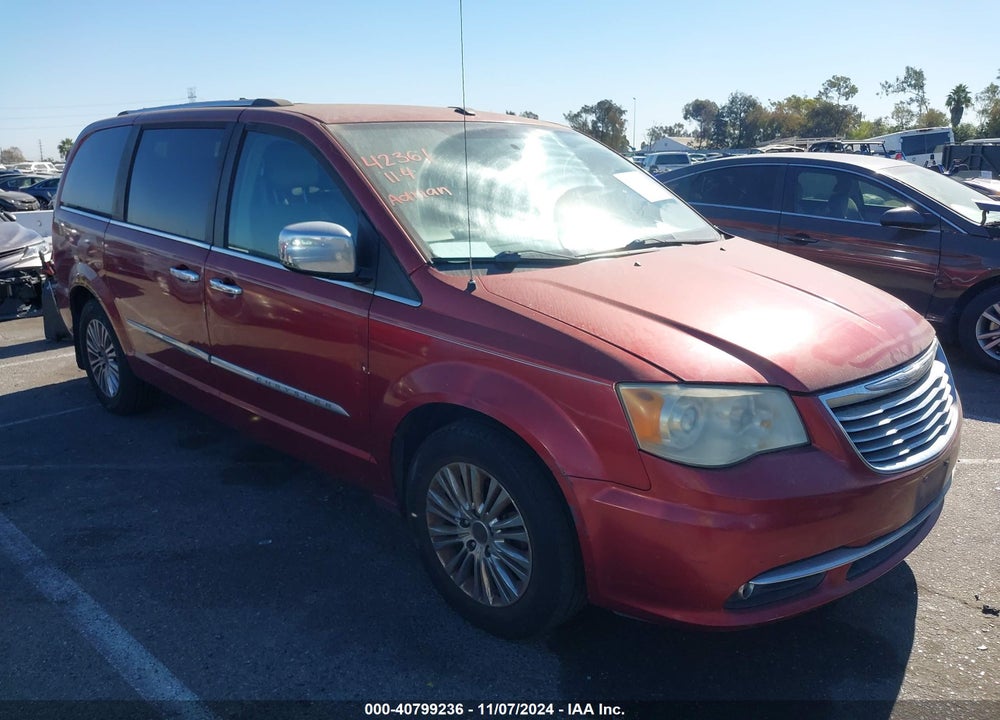 2011 CHRYSLER TOWN & COUNTRY LIMITED VIN: 2A4RR6DG1BR698449