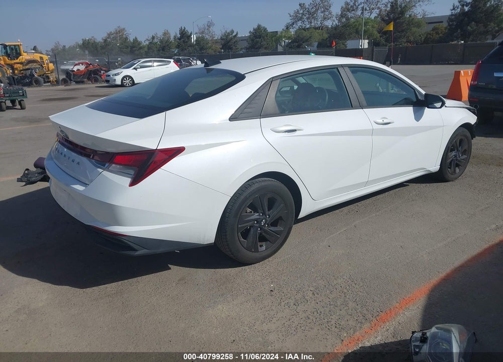 2021 HYUNDAI ELANTRA SEL VIN: 5NPLS4AG4MH042299
