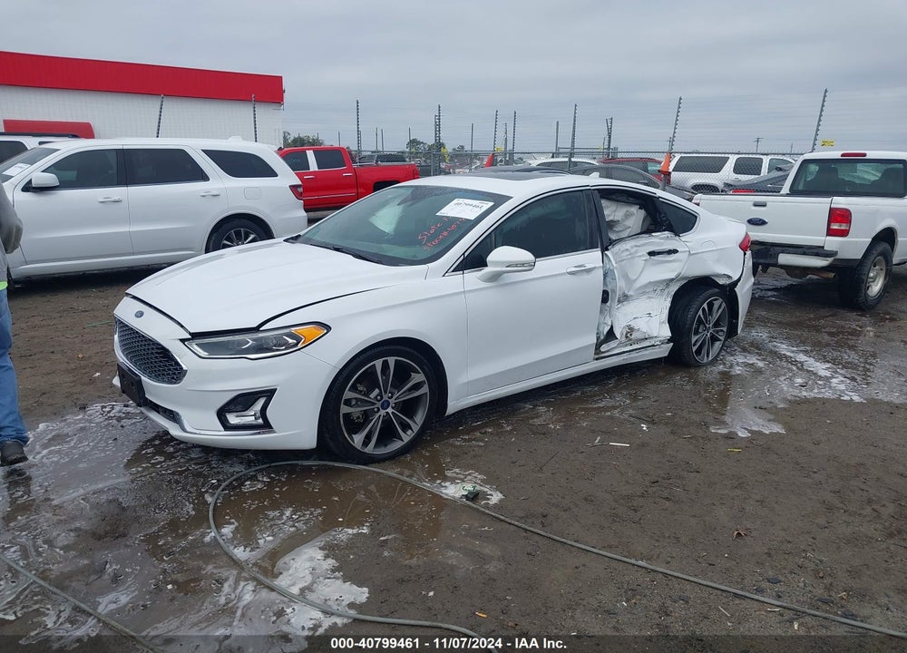 2019 FORD FUSION TITANIUM VIN: 3FA6P0D96KR205183