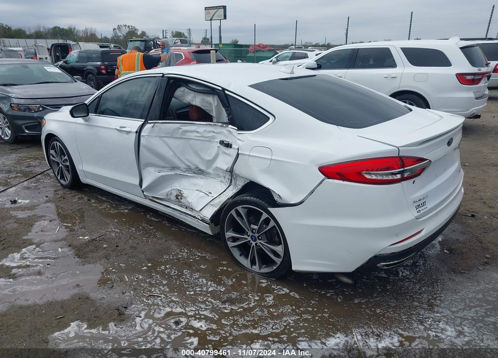 2019 FORD FUSION TITANIUM VIN: 3FA6P0D96KR205183