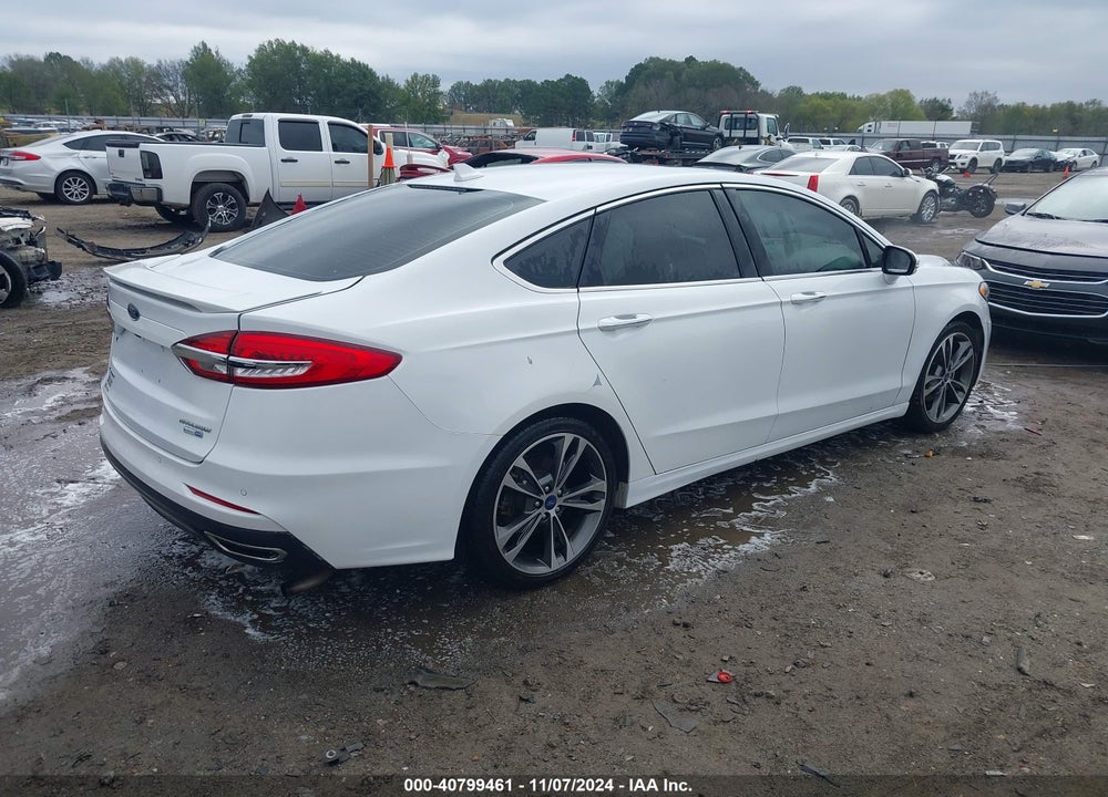 2019 FORD FUSION TITANIUM VIN: 3FA6P0D96KR205183