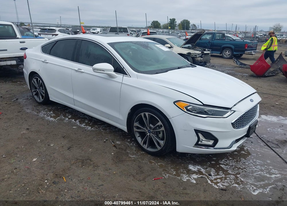 2019 FORD FUSION TITANIUM VIN: 3FA6P0D96KR205183