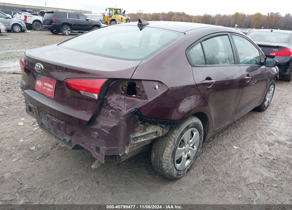 2018 KIA FORTE LX VIN: 3KPFL4A78JE248185