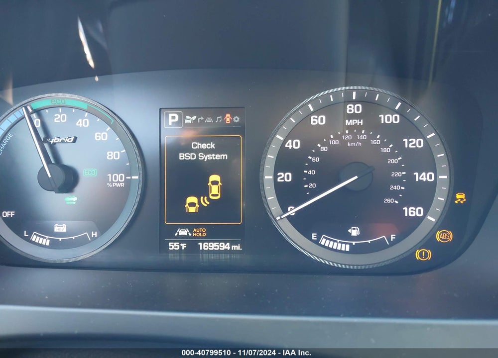 2016 HYUNDAI SONATA HYBRID LIMITED VIN: KMHE34L18GA017380