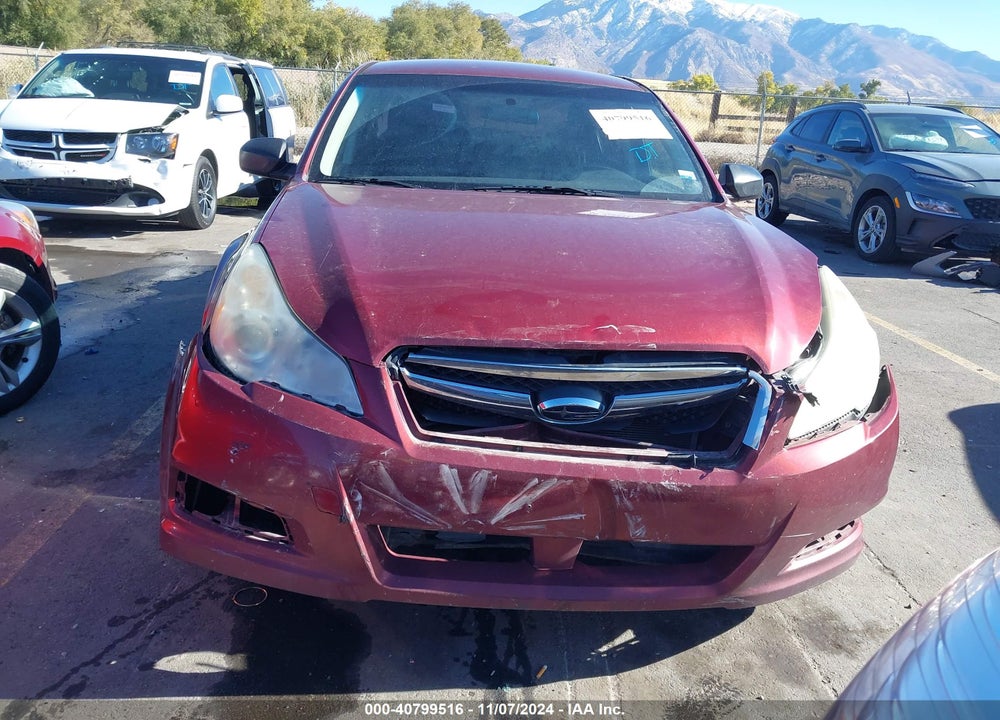 2012 SUBARU LEGACY 2.5I VIN: 4S3BMCA68C3029377