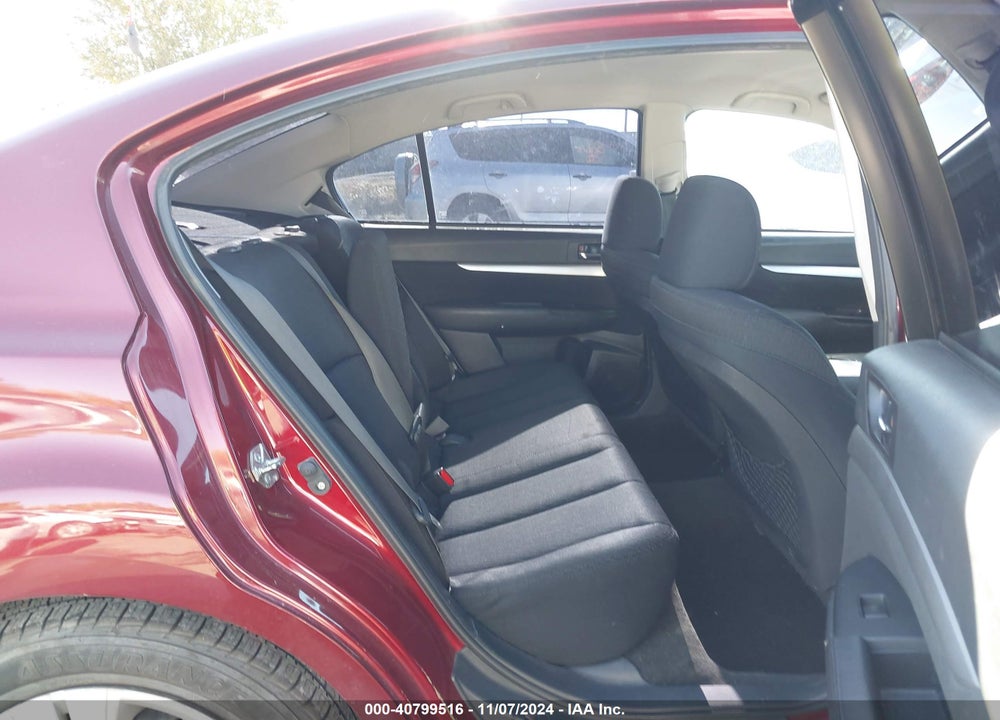 2012 SUBARU LEGACY 2.5I VIN: 4S3BMCA68C3029377