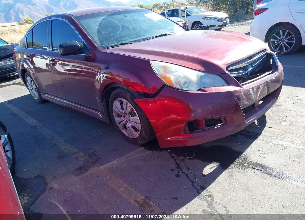 2012 SUBARU LEGACY 2.5I VIN: 4S3BMCA68C3029377