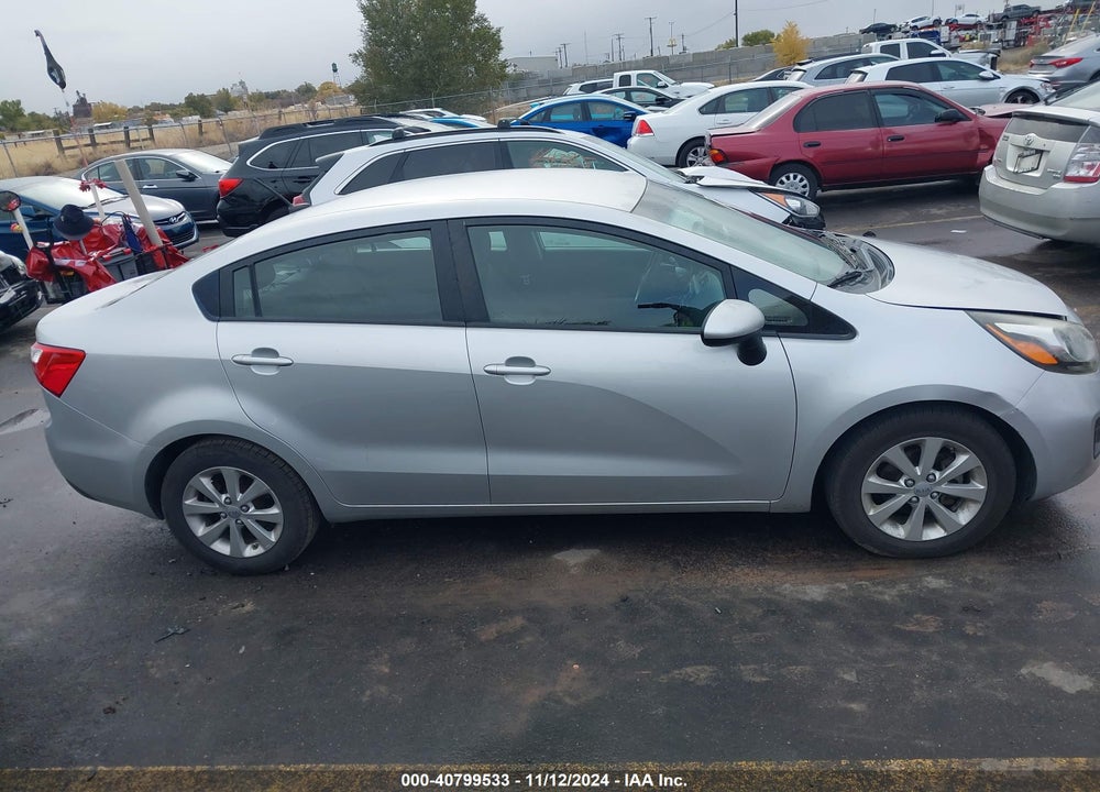 2013 KIA RIO LX VIN: KNADM4A38D6146801