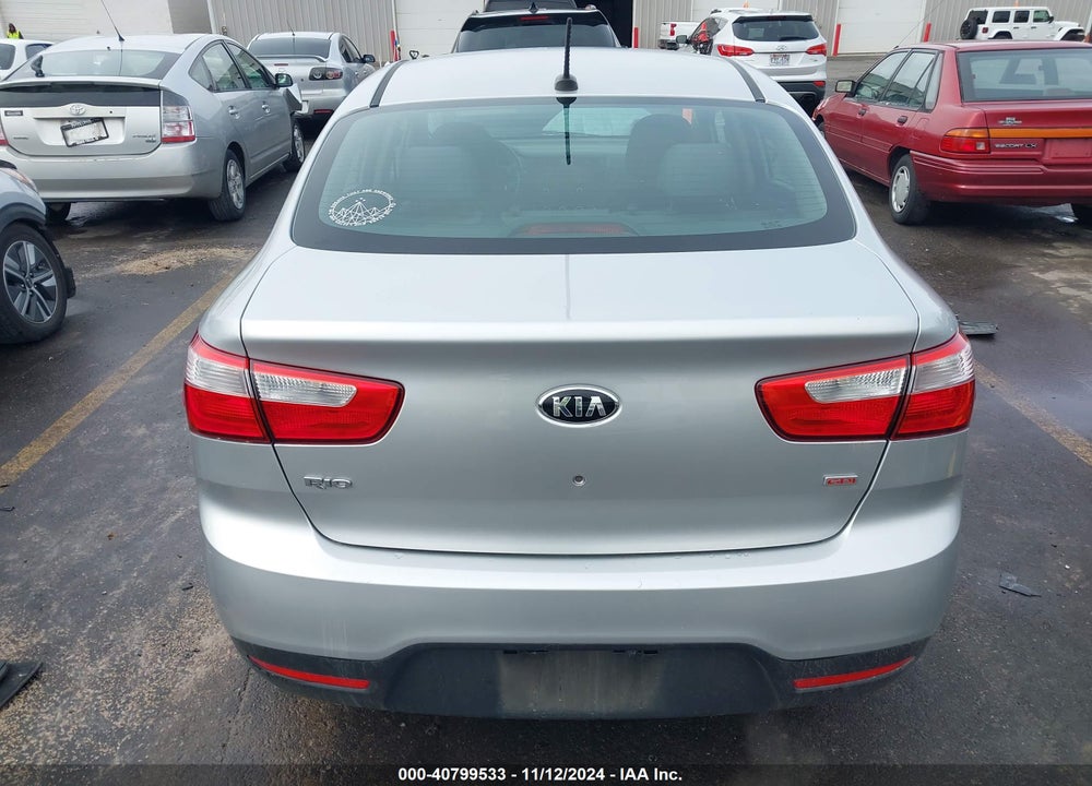 2013 KIA RIO LX VIN: KNADM4A38D6146801